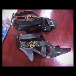 Michael Kors Strappy Wedge Heels Size 7 1/2M